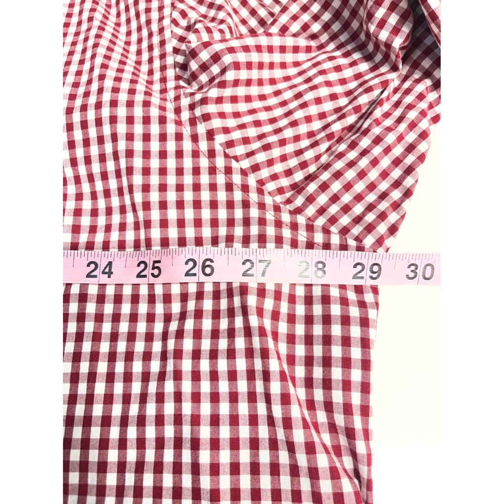 Imperfect Mens Gingham Button Down Shirts Bundle Red Black Long Sleeve 2XL‎ IZOD - Picture 13 of 16